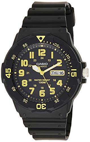 Casio Herren Analog Quarz Uhr mit Resin Armband MRW-200H-9