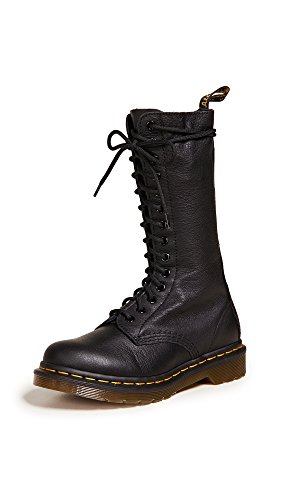 Dr. Martens 1B99 Virginia BLACK, Damen Combat Boots, Schwarz (Black), 40 EU (6.5 Damen UK)