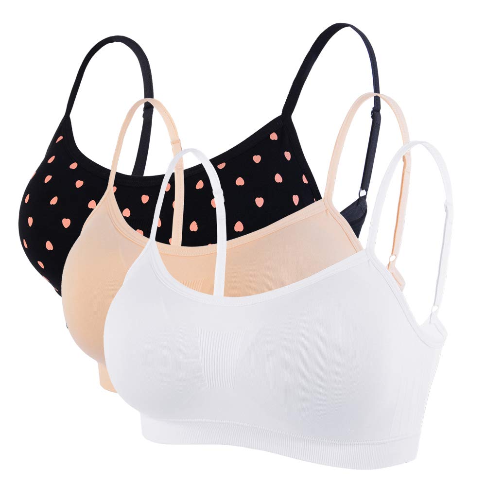 Litthing Damen Sport BH Nahtlos Komfort-BHS Gepolsterte Damen-Oberteile Verstellbarer Träger Bralettes Weste-Stil Athletisches kabelloses Wickel-Brust-Crop-Top für Yoga Fitness Training