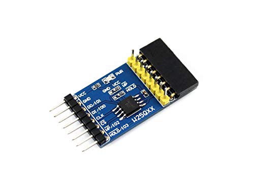 Waveshare W25QXX DataFlash Board Serial DataFlash Module with Serial NOR Flash Memory W25Q128FV Onboard Support Standard/Dual/Quad SPI/QPI Interface