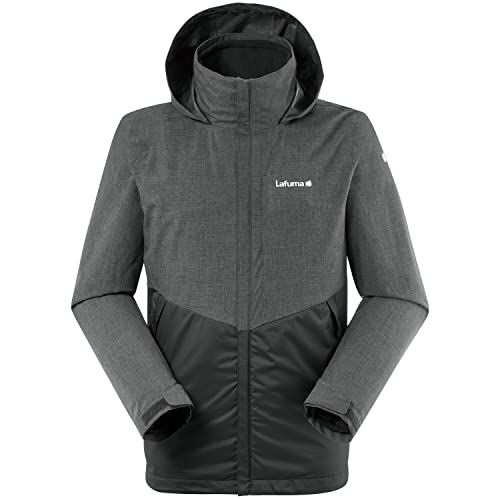 Lafuma - Access 3 in 1 Fleece JKT M - Herren-Schutzjacke - Wasserdicht und atmungsaktiv - Wandern, Trekking, Lifestyle - Grau