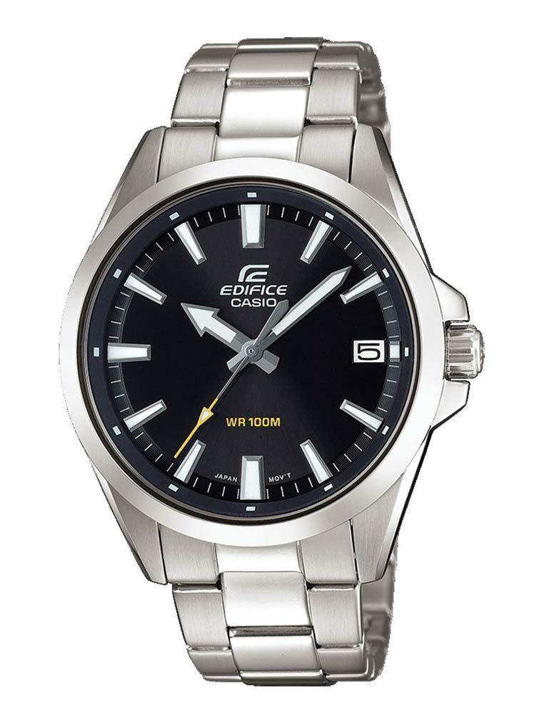 CASIO Herren Armbanduhr Analog Quarz Edelstahl EFV-100D-1AVUEF