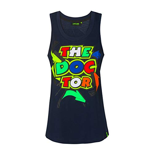 Valentino Rossi Tank-Top Street Art,M,Blau,Frau, VRWTT392102M