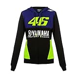 Valentino Rossi Yamaha Dual-Racing, Full Zip Hoodie Damen, Damen, YDWFL362609005, Königsblau, XS