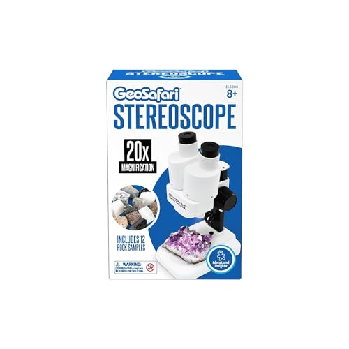Learning Resources EI-5303 GeoSafari Stereo-Mikroskop zur Nahansicht von räumlichen Gegenständen, ab 8 Jahren