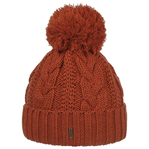 McBURN Giant Bommelmütze Bommelmützen Wintermütze (One Size - rost)