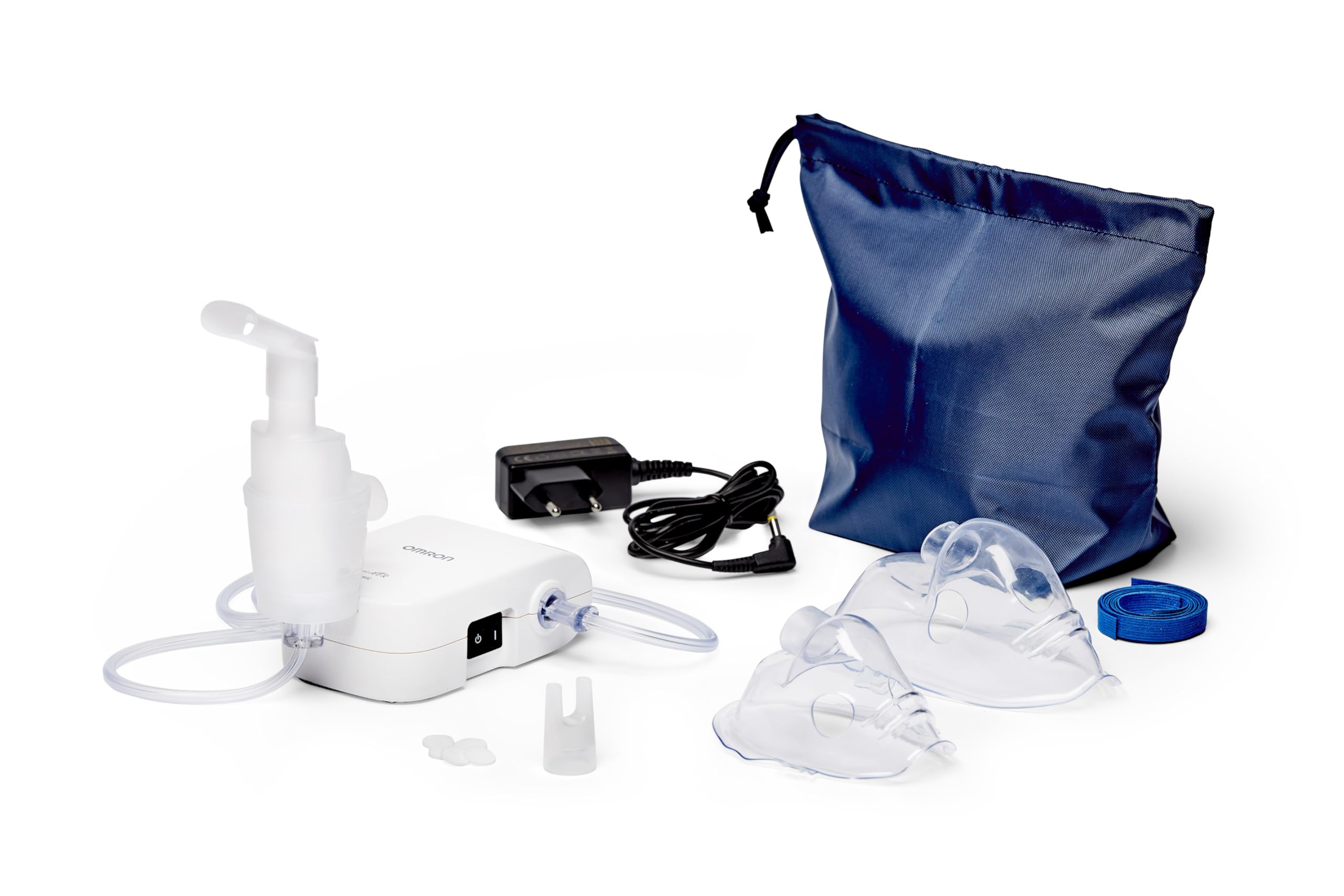 OMRON C803 - Kompaktes, leichtes und benutzerfreundliches Inhalationsgerät für Erwachsene und Kinder, Inhalator zur Behandlung von Husten und Erkältung, Bronchitis, Asthma und mehr zu Hause