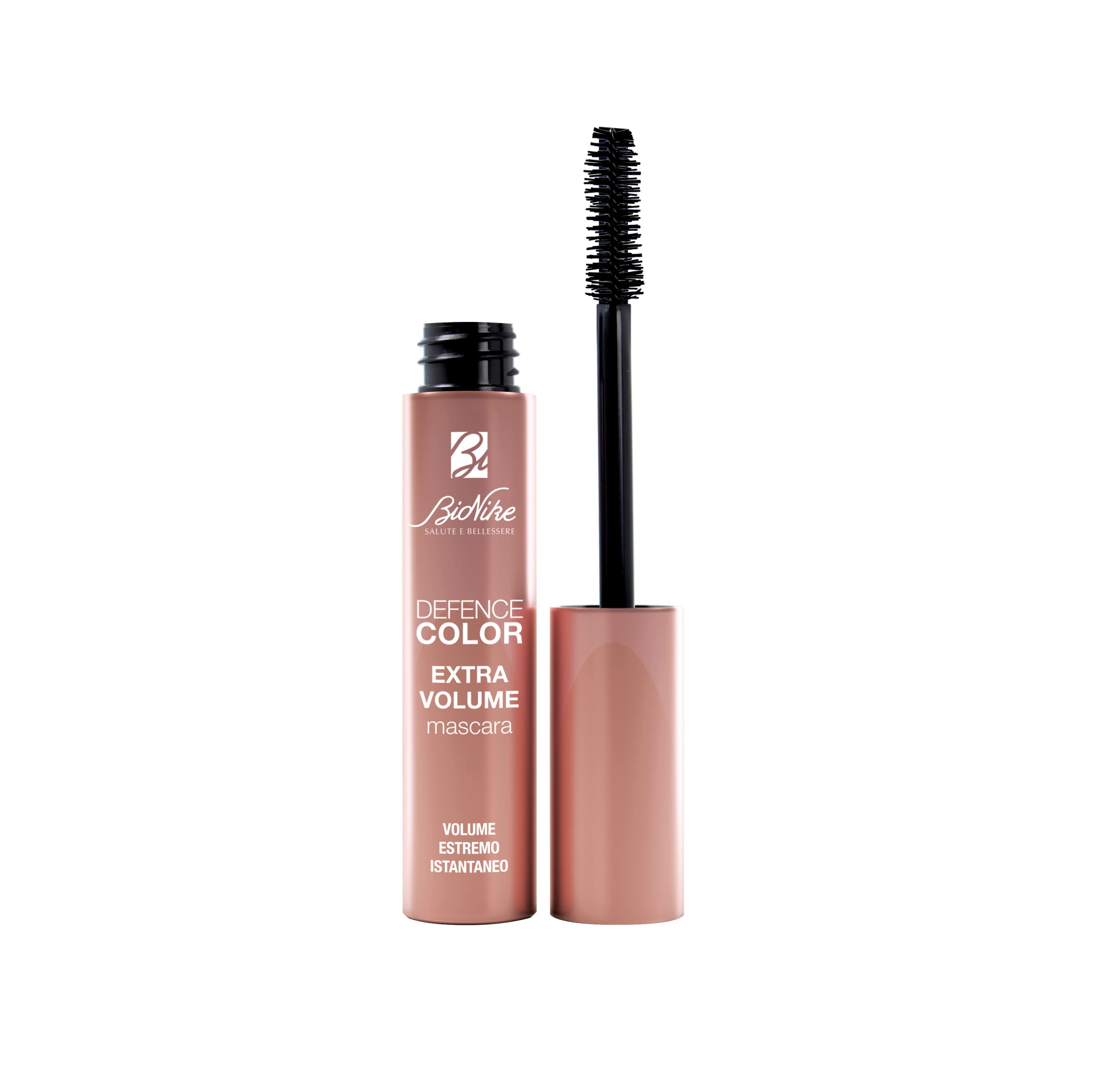 Bionike Defence Color Extra Volume Mascara, Instant-Volumeneffekt, spendet dreifache Wimpern in zwei Anwendungen und einem intensiven Blick, Schwarz, 11 ml