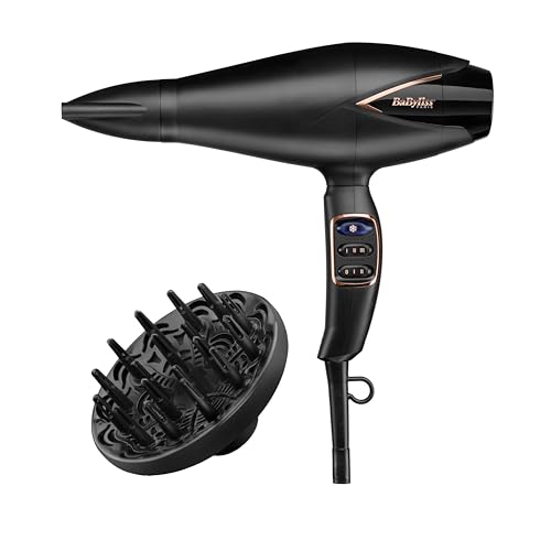 BaByliss Salon Air Brilliance Haartrockner mit digitalem Motor, D665E