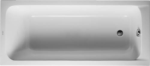 Duravit Badewanne D-Code 170 cm x 70 cm Einbauversion Ablauf Fußbereich Weiß