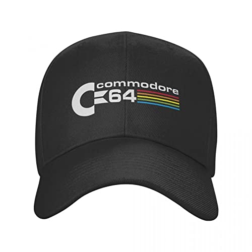 Baseball Cap Classic Unisex Commodore 64 Baseball Cap Erwachsene C64 Amiga Computer Verstellbare Dad Hat Männer Frauen Sonnenschutz Snapback Caps