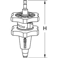 KS TOOLS Kühlsystemadapter Gr.2, Ã28-41mm, abgestuft (455.0142)