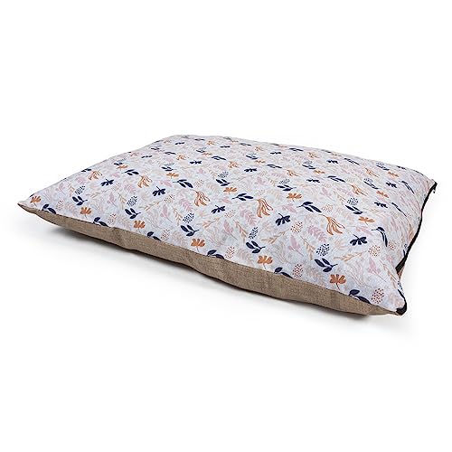 Duvoplus Breezy Kissen mit Reißverschluss, 80 x 60 x 14 cm, Weiß