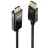 LINDY Anschlusskabel DisplayPort Stecker, HDMI-A Stecker 3.00m Schwarz 40927 DisplayPort-Kabel