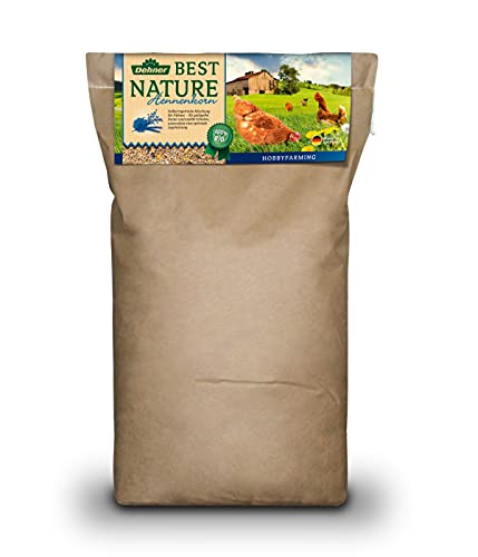 Dehner Best Nature Bio Hühner- und Geflügelfutter Hennenkorn, 15 kg