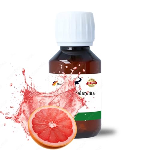 Grapefruit Konzentrat Drops hochkonzentriertes Aroma Lebensmittelaroma Intensives Aroma zum Backen in Lebensmitteln & Getränken, für Diffuser Vernebler Nebelmaschinen Wassersprudler uvm. (100 ml)