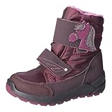 RICOSTA Mädchen Winterstiefel GAREI, Kinder Boots, Weite: Mittel, lose Einlage, Sympatex, waschbar, outdoor-Kinderschuhe, brombeer (380), 29 EU