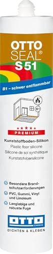 OTTOSEAL S 51 Premium-Kunststoffboden-Silikon 310 ml Kartusche C1662 perlgrau