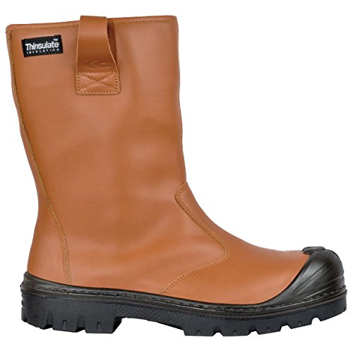 Cofra 26691-000.W47 LIBERIA BIS UK S3 CI SRC Sicherheitsstiefel, Hellbraun/Braun, Größe 47