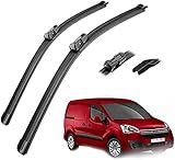 2 Teile/satz Auto Frontscheibe Scheibenwischerblätter 26"+16" Wischer, Für Citroen, Für Berlingo B9 2008 2009 2010 2011 2012 2013 2014 2015 2016 2017 2018 (Größe: 1)