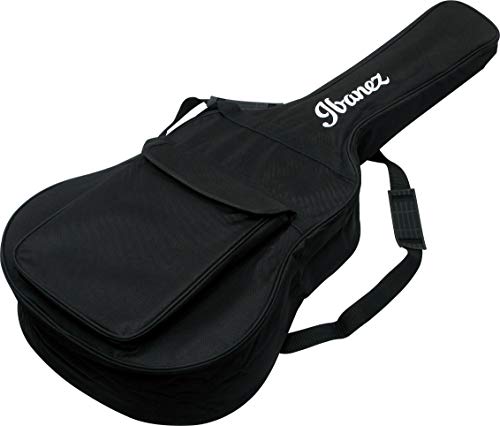 Ibanez IAB101 5mm Padded Acoustic Guitar Bag with Ibanez Logo - Black