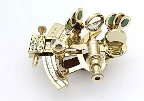 Titanic Memorabilia Brass 5"Sextant-White Star Line-Solid Brass Sextant