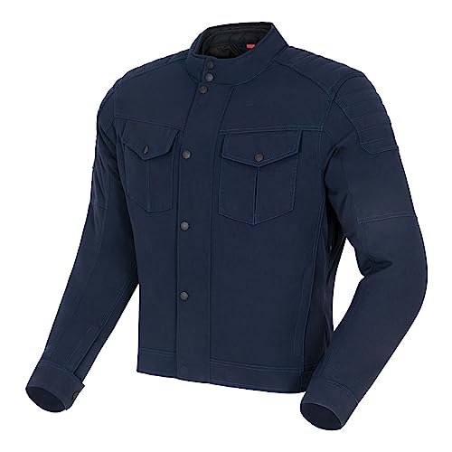 REBELHORN Hunter Motorradjacke Herren | Textil | Ellbogen und Schulterprotektoren Stufe 2 | Thermofutter mit Integrierter Wasserdichter und Atmungsaktiver Membran