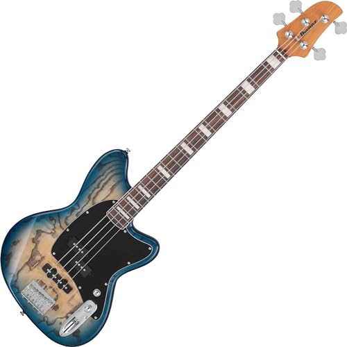 IBANEZ Talman Series 4-Saiten-Bassgitarre, Dynamix P+J Tonabnehmer, Cosmic Blue Starburst