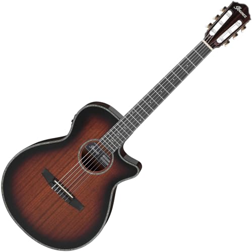 Ibanez AEG74N Mahagany Sunburst High Gloss Electro-Acoustic Classical Guitar
