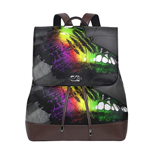 FANTAZIO Rucksack bunt Schmetterling Reisetasche