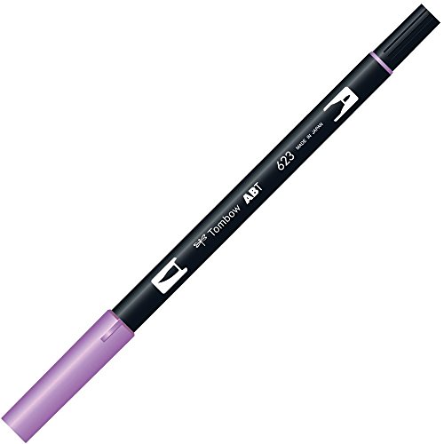 Tombow 623-Lavender Fasermaler Dual Brush 6 Stück