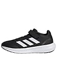 adidas RunFalcon 3.0 Elastic Lace Top Strap Shoes Running Shoe, core Black/FTWR White/core Black, 28 EU