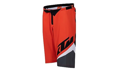 KTM Factory Enduro Short Orange/White Moutainbike Hose Herren (L)