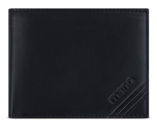 mano Don Antonio RFID Coin Wallet Black