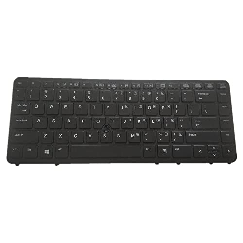 FQ Laptop Tastatur für HP ZBook 14 G2 Schwarz Amerikanische Version