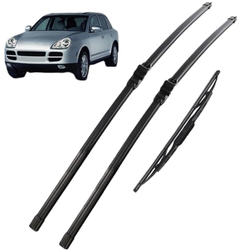 Scheibenwischer-Set für vorne und hinten, für Porsche Cayenne 2003-2006, Scheibenwischer