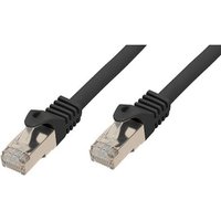 Good Connections Patchkabel mit Cat. 7 Rohkabel S/FTP schwarz 15m