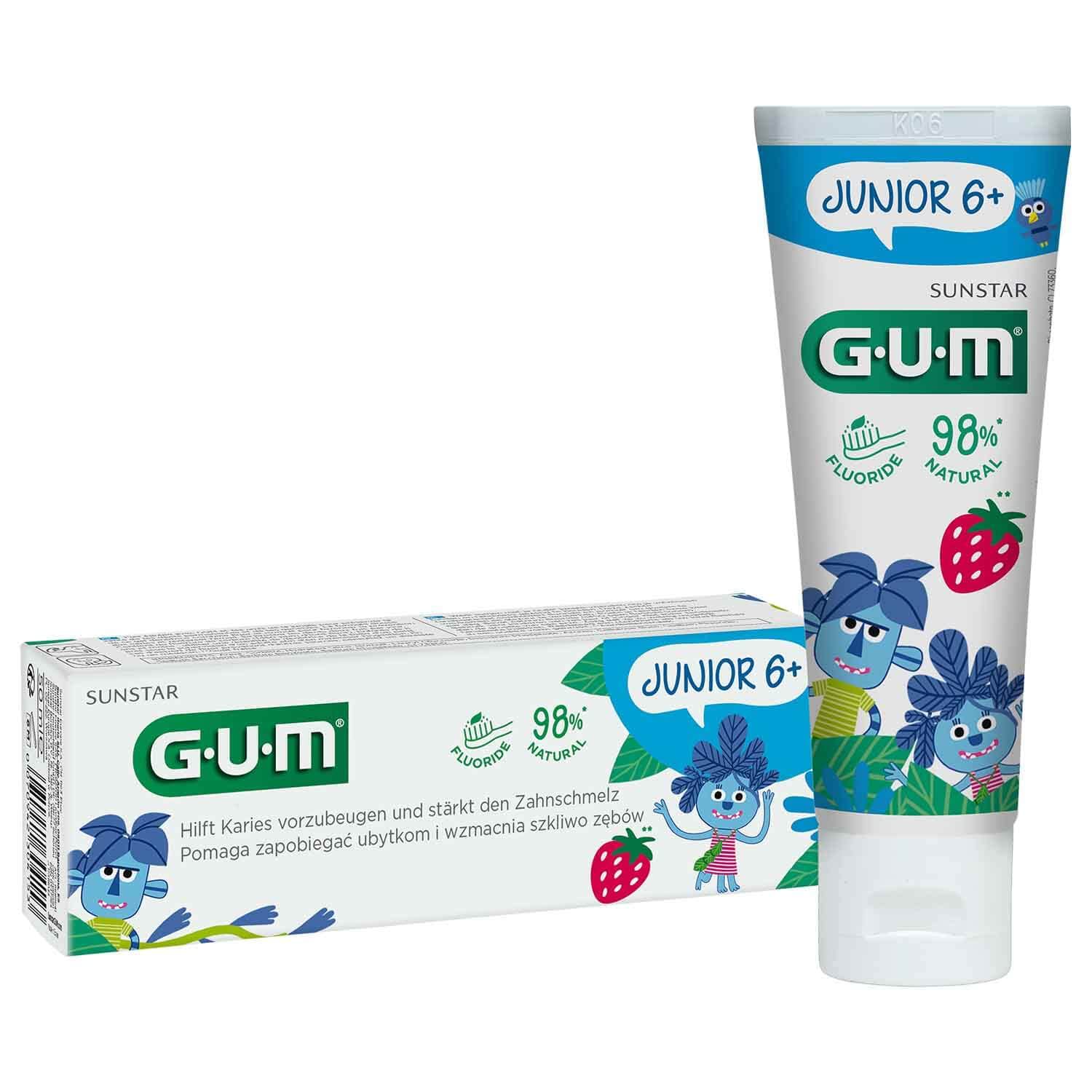 GUM Junior Zahngel 50ml, 6er Pack (6x 50ml)