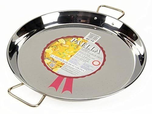 La ideal Paella-Pfanne, Edelstahl, silberfarben, 42 cm, 1 Stück