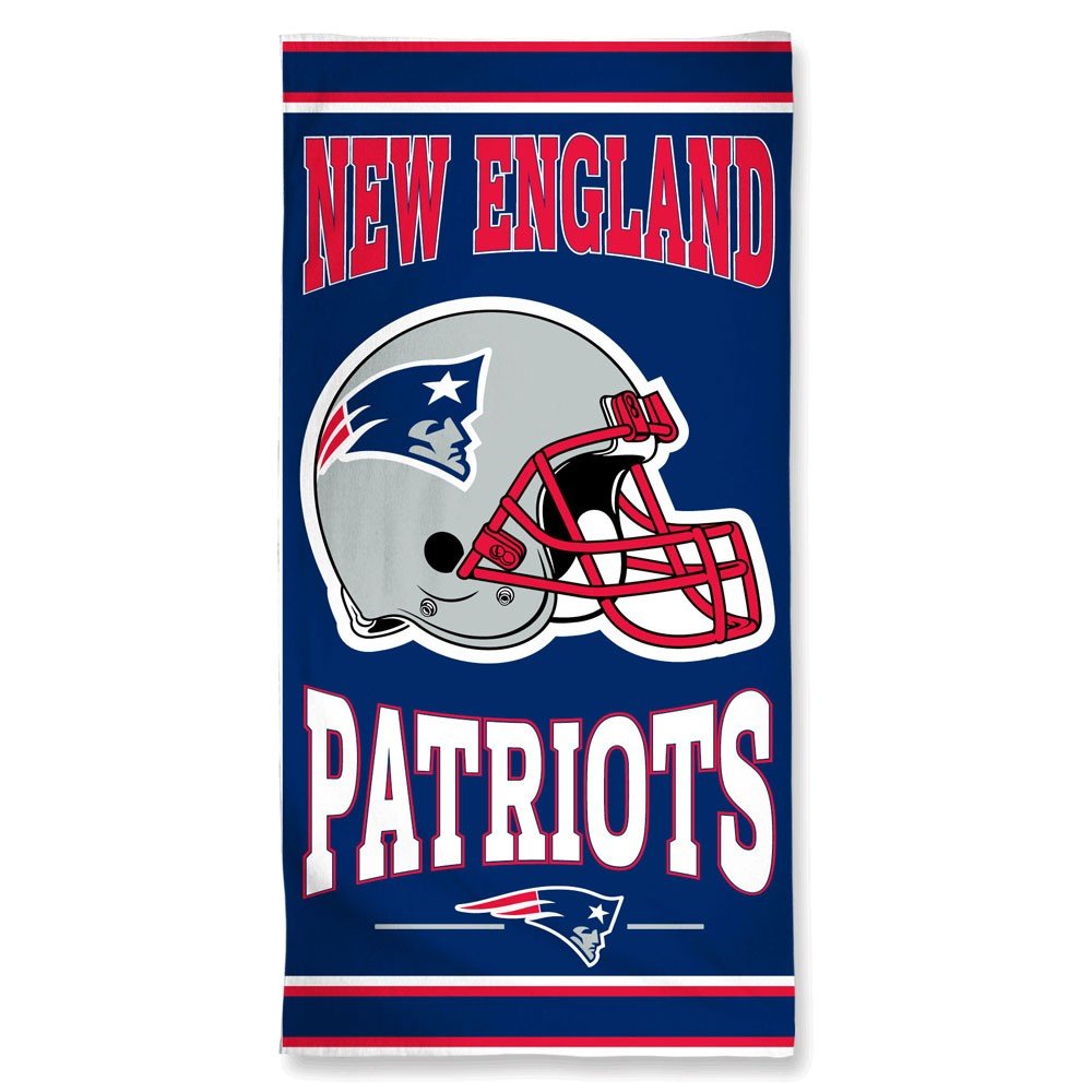 Offizielles NFL "New England Patriots" Strandhandtuch, Badetuch in 150x75 cm