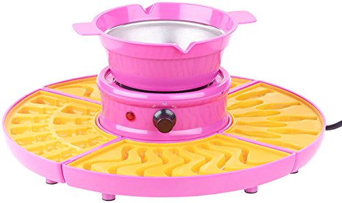 Rosenstein & Söhne Gummibärchenmaschine: Gummibärchen-Maschine und Schokokonfekt-Maker mit Gussformen-Set, 25 W (Gummibärenmaschine)